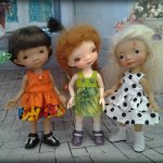 Сестренки Irrealdoll и новые платьица