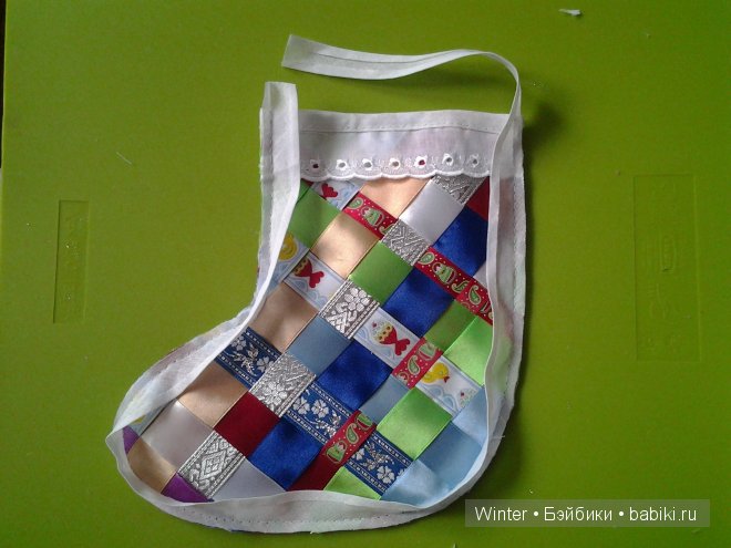 Мастерская Деда Мороза: новогодний сапожок