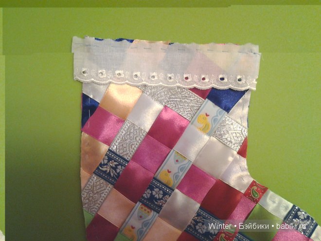 Мастерская Деда Мороза: новогодний сапожок