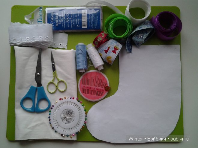 Мастерская Деда Мороза: новогодний сапожок (фото 5)