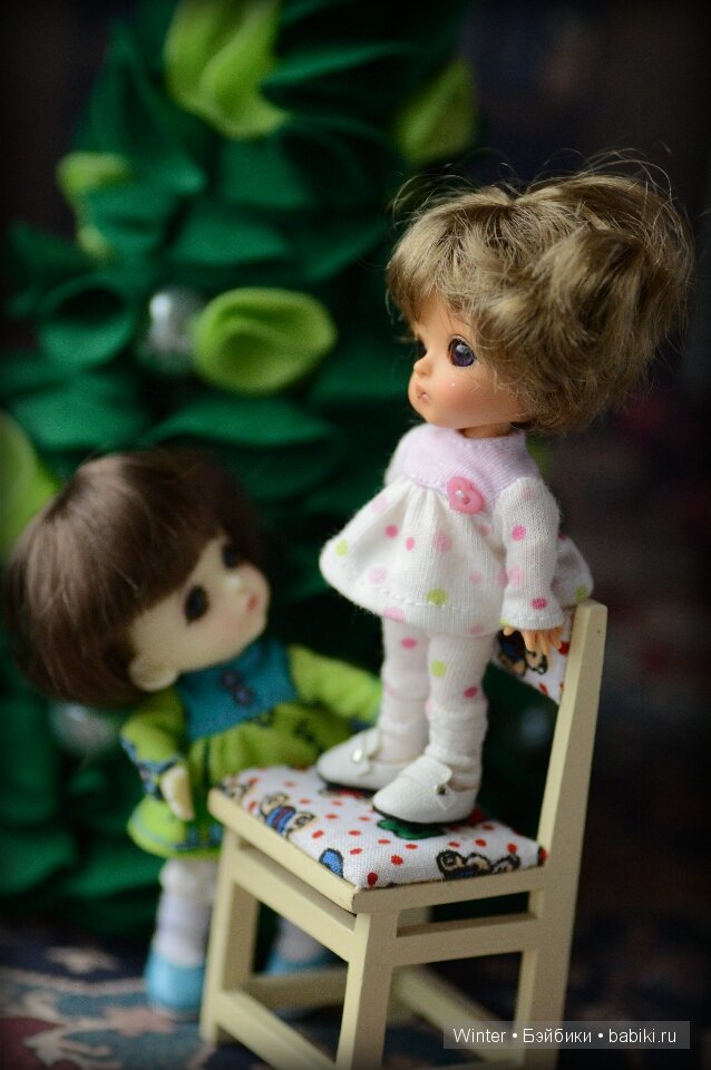 Елки для кукол своими руками