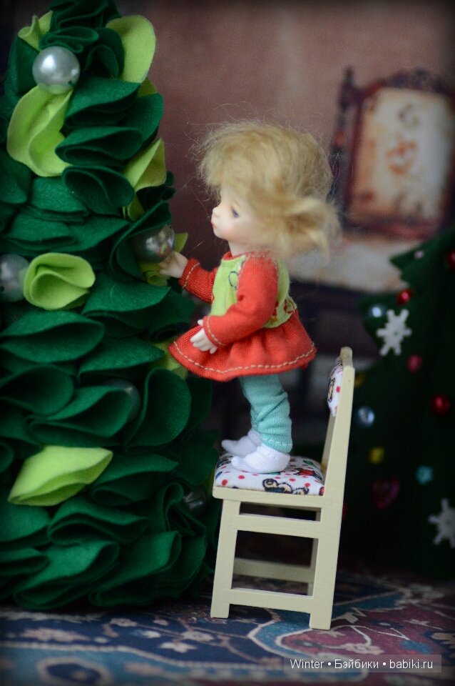 Елки для кукол своими руками