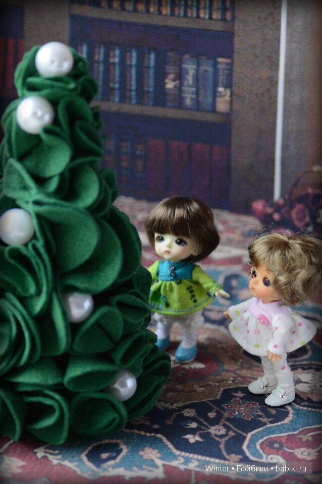 Елки для кукол своими руками