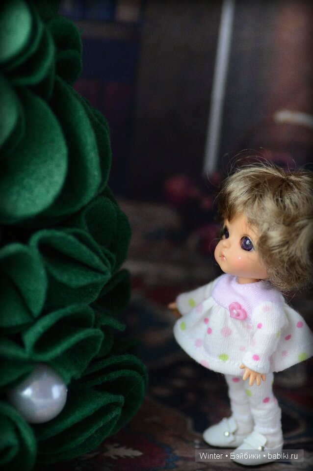 Елки для кукол своими руками