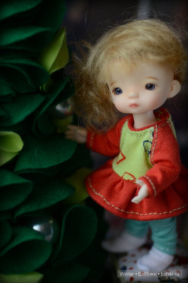 Елки для кукол своими руками