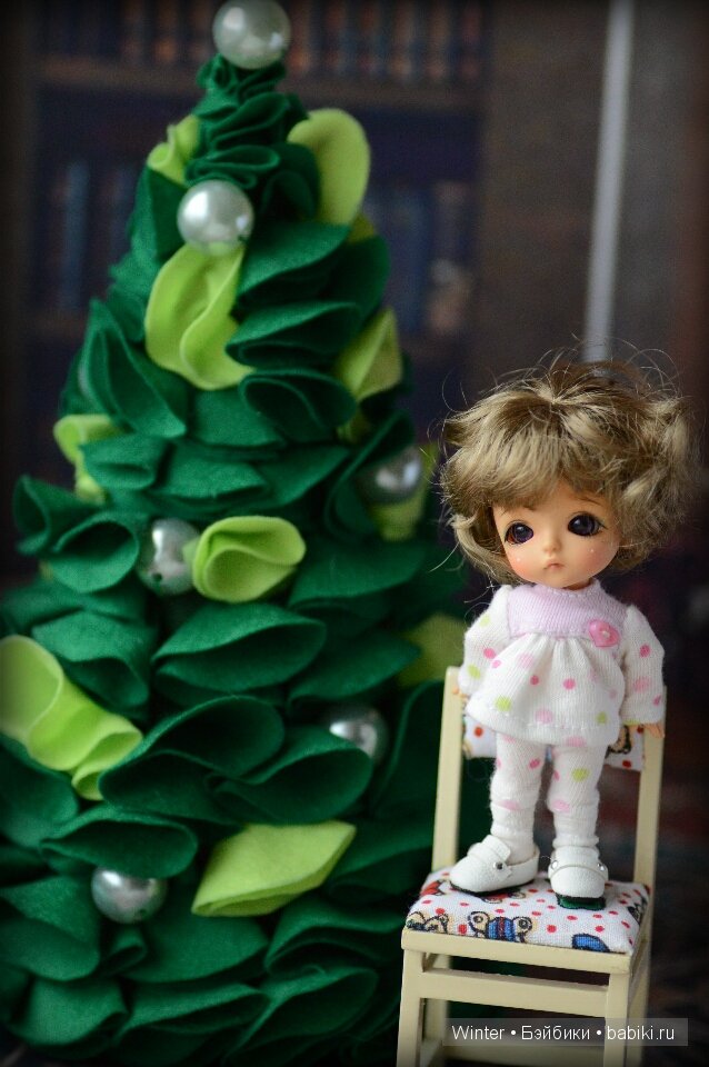 Елки для кукол своими руками