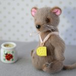 Ждала Мишку, появилась Мышка, игрушка  ручной работы