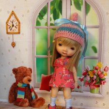 Долгожданная Дрюшечка или первый опыт фотографирования с фоном