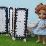 Мастер-класс "Создание ширмы для кукольного румбокса масштаба 1:12"