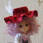 Шляпка для куклы за 15 минут. Мастер-класс.