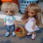 Почти МК "Круглая корзинка на жестком каркасе для кукольных нужд"