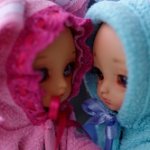 Мои кигуруми "Плюшевые зайчики" для Tiny Delf Luts