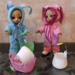 Почти МК "Бадейка, ведро и тазик из бросового материала". Быстро и дешево.