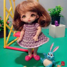 Первое платье для Ляли (Bebe Poyo DollPamm)