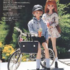 Выкройки из японских журналов. Часть 8  - для куколки Licca Takara. Серия "Лето"