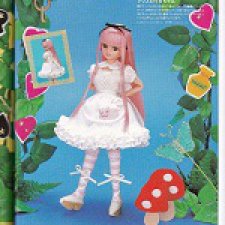 Выкройки из японских журналов. Часть 14  - куколка Licca. Разные наряды часть 3 из 3