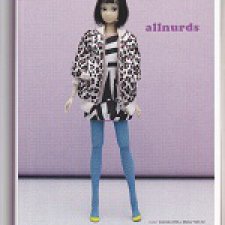 Выкройки из японских журналов. Часть 20 - для куклы Momoko. Часть 4 из 4