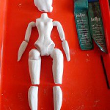 Мои попытки создать свою шарнирную куклу. Часть 4