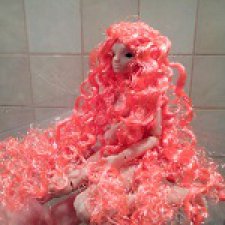 Первые парики для Лилит и Армины, созданные мной