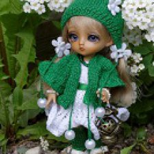 Гном-хранитель белого цвета