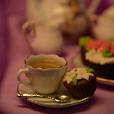 Пирожные "Корзиночка" из запекаемой полимерной глины своими руками