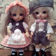 Гардероб для малышей 15-16 см