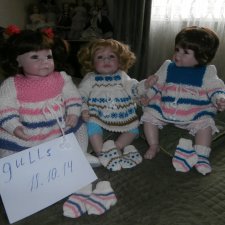 Платье и носочки для куклы Адора