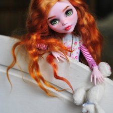 Рыжая рыжая... ООАК Monster High в размере страшно огромная
