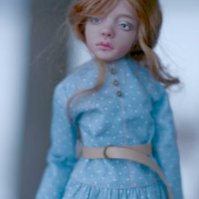 Ptichka Lora один день из жизни авторской куклы у коллекционера