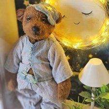 Мишка в коробочке игрушка-ночник