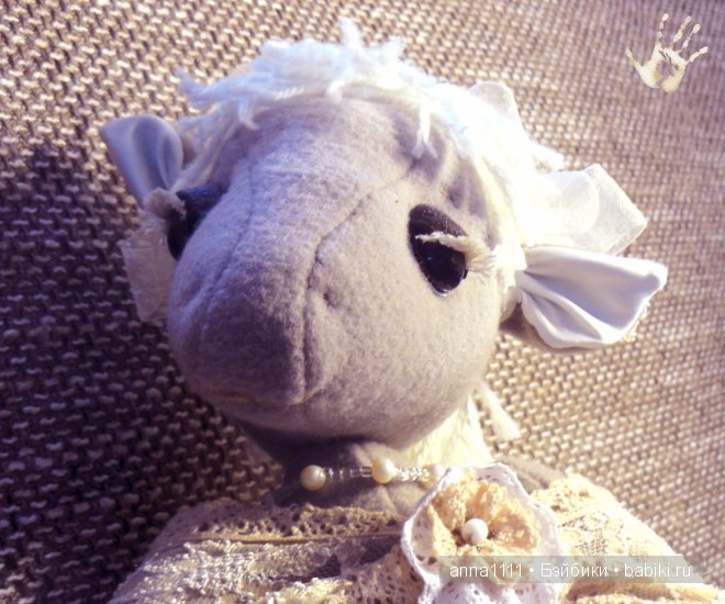 Нежная лошадка Амалия. Авторская игрушка Анны Кудрявцевой (фото 6)