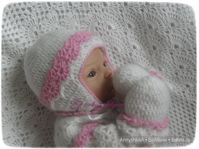 Комплект на выписку для маленькой девочки (фото 4)