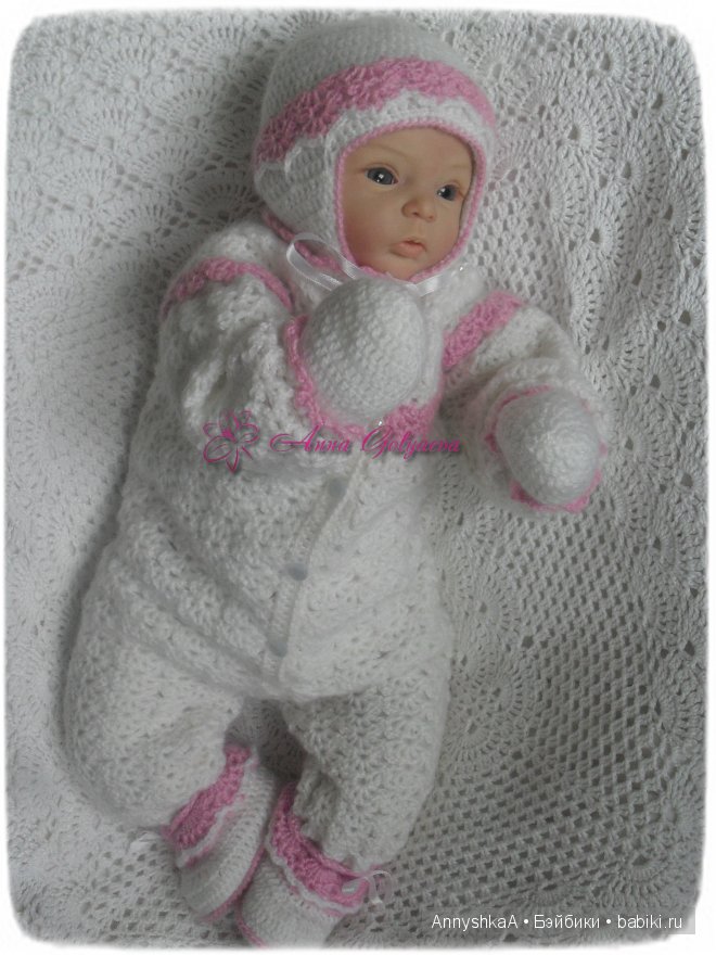 Комплект на выписку для маленькой девочки (фото 8)