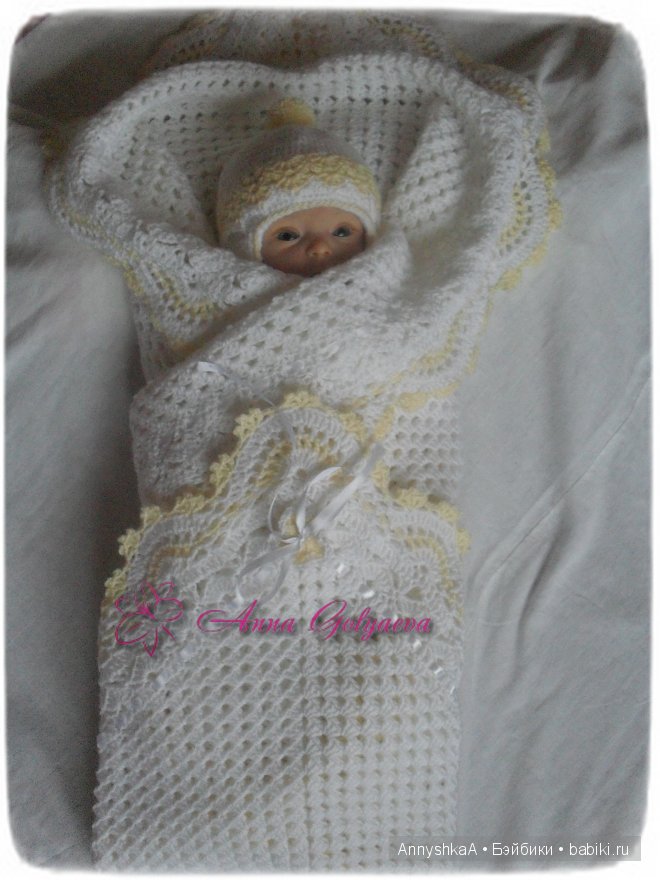 Вот и пледик для куклы готов | Бэйбики Вот и пледик для куклы готов (фото 2)
