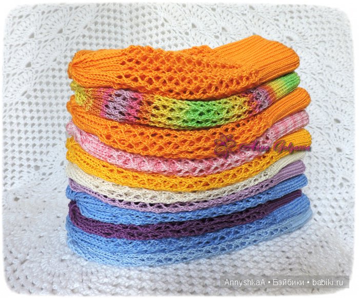 Мои летние ажурные шапульки