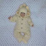 Комбинезон,шапочка и пинетки 54-62