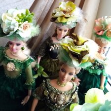 От салатового до болотного