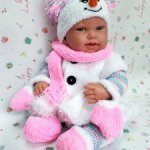 Новогодний костюм "Снеговичка в розовом" "