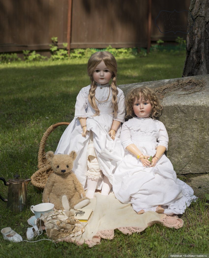 На фотографии: Мой мишка, CM Bergman, Kestner 249