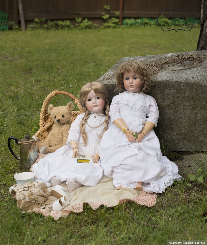 Пикник — Антикварные куклы Kestner (Кестнер) JDK: Хильда (фото 4)