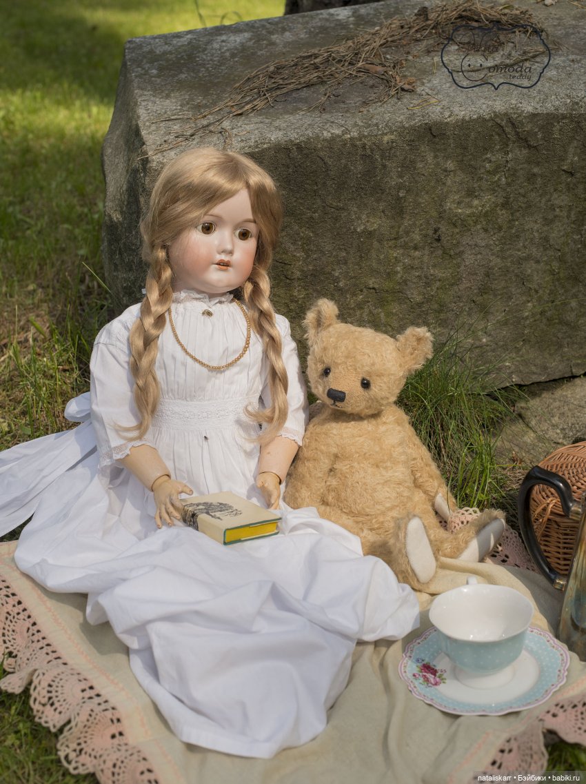 Пикник — Антикварные куклы Kestner (Кестнер) JDK: Хильда (фото 3)