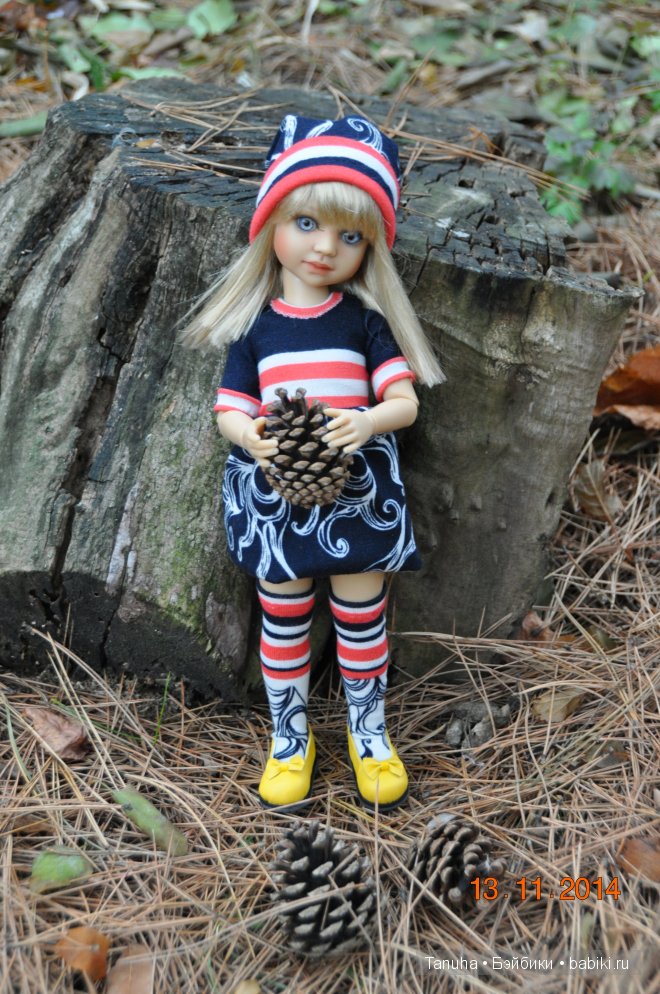 Ну вот и первое платье — Одежда и обувь для кукол BJD (БЖД): 1/3 (фото 7)