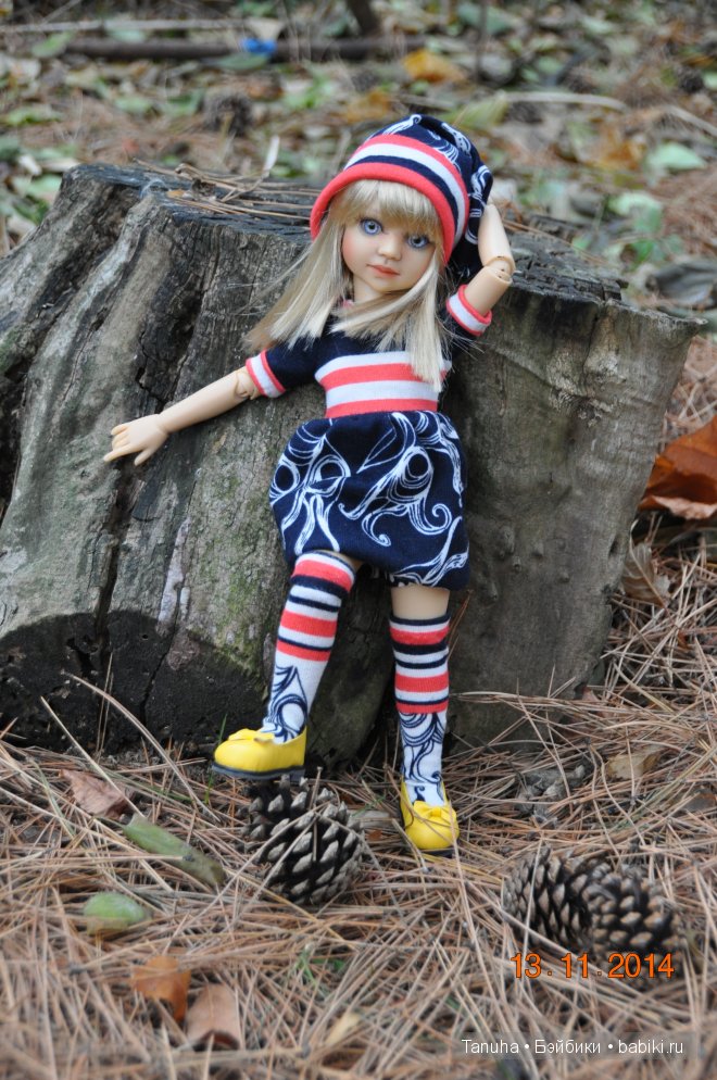 Ну вот и первое платье — Одежда и обувь для кукол BJD (БЖД): 1/3 (фото 9)