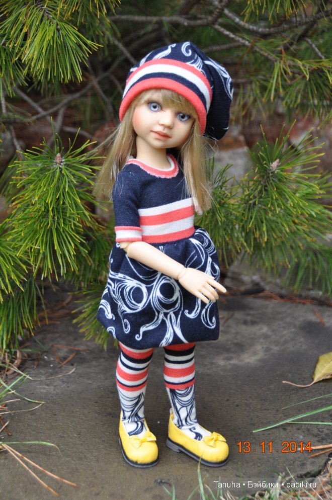 Ну вот и первое платье — Одежда и обувь для кукол BJD (БЖД): 1/3 (фото 10)