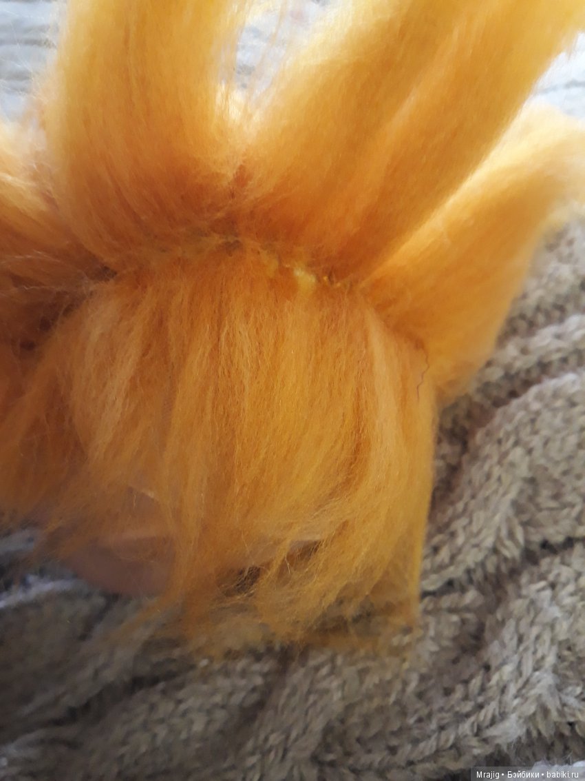 Парик для Мицци — Волосы и парики для кукол: МК (фото 5)