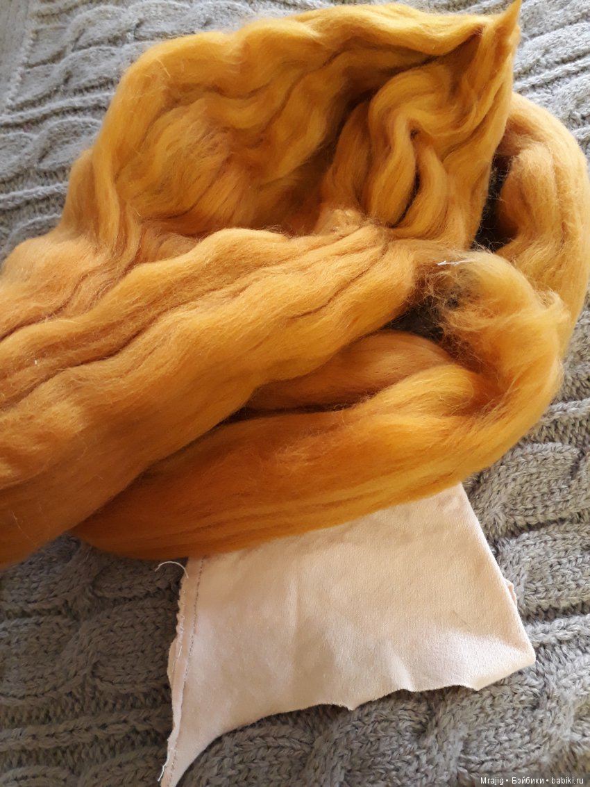 Парик для Мицци — Волосы и парики для кукол: МК (фото 3)