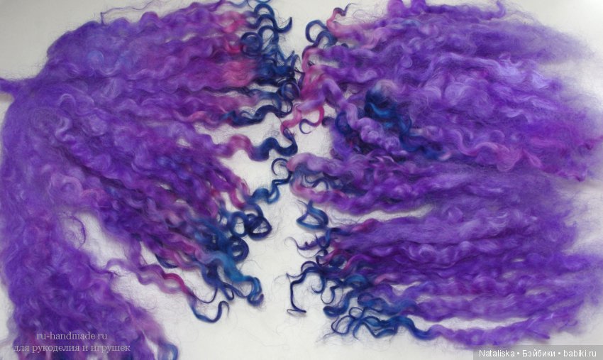 Как овечья шерсть становится волосами для кукол