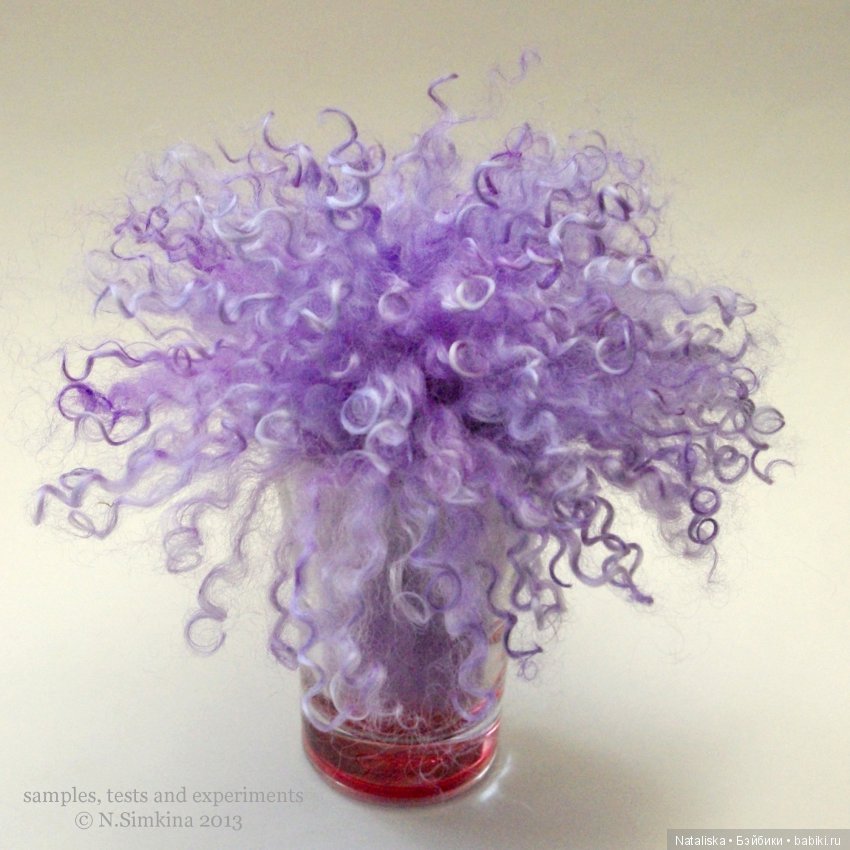 Как овечья шерсть становится волосами для кукол (фото 9)