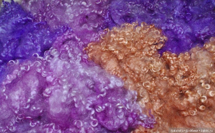 Как овечья шерсть становится волосами для кукол (фото 6)