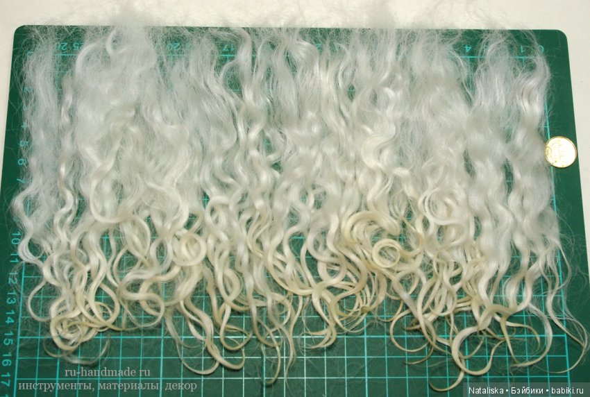 Как овечья шерсть становится волосами для кукол